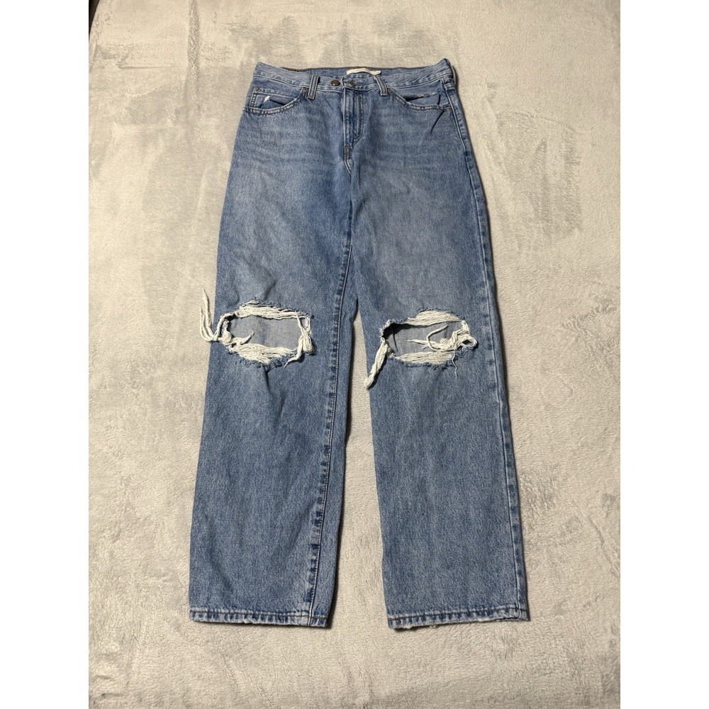 Levis 94 Baggy Jeans Womens 30 Medium Wash Blue Denim 30x30